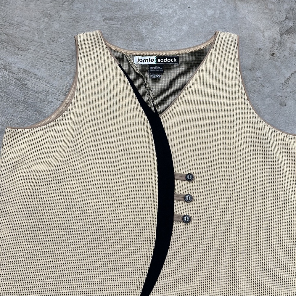 Jamie sad ok brand Tan‎ pull over top /Size L / D-91 - Picture 3 of 4